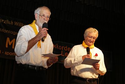 ... k&uuml;ndigten Gerhard und Bernd ...