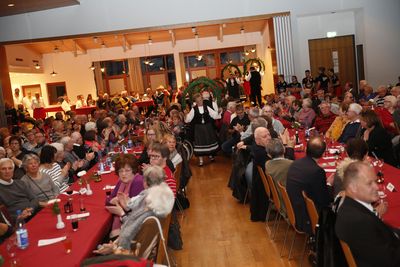 ... die Tanzgruppe Hoingker aus Werdorf an, ...